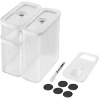 Zwilling Frischhaltedose rechteckig transparent 5,4 l 5-teiliges Set