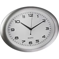 Alco Wanduhr 40 cm 186-10 silber/weiß