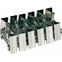 Alco Foldbackklammer Metall vernickelt 15mm vernickelt 12 Stück