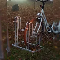 Baumarktplus Fahrradständer für 4 Fahrräder höhenversetzt 140 x 75,5