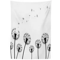ABAKUHAUS Löwenzahn Tischdecke, Faded Blowball Pflanze, Inn und Outdoor