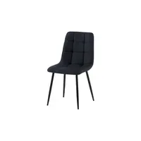 CLP Esszimmerstuhl Antibes Polyester schwarz