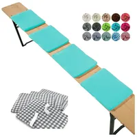 Heimtexland Sitzkissen 40 x 40 x 5 cm blau