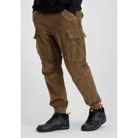 Alpha Industries Airman Cord Cargohose Beige S