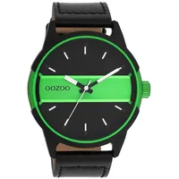 Oozoo Herren Armbanduhr Timepieces Analog Leder forest grün UOC11233