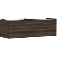 Hansgrohe Xelu Q Waschtischunterschrank 1560x550, 2 Schubkästen, Nussbaum dunkel,