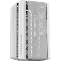 Geometric future M2 The ARK Mesh Weißer, mATX/Mini-ITX-Gaming-Gehäuse, Kristallbeschichtungl,