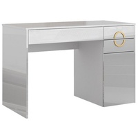 Vicco Schminktisch Adela, Weiß Hochglanz, 115 cm, mit 3