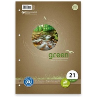 Ursus Staufen Ringbucheinlage Green 040770021 DIN A4, 70g, liniert,