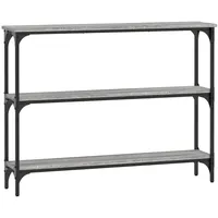 VidaXL Konsolentisch Grau Sonoma 100x22,5x75 cm Holzwerkstoff Modell 1