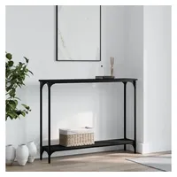 VidaXL Konsolentisch Schwarz 100x22,5x75 cm Holzwerkstoff
