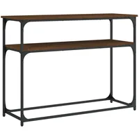 VidaXL Konsolentisch Braun Eichen-Optik 100x35,5x75 cm Holzwerkstoff
