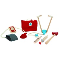 PlanToys Holz-Spielzeug DOKTOR-SET 6-teilig