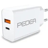 PEDEA 20W USB-C PD Schnellladegerät - 2-Ports Mehrfach Handy-Ladegerät