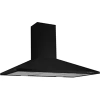 Respekta Kaminhaube 90 cm Schwarz