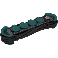 Unitec Steckdosenleiste 4-fach 3 m Schwarz