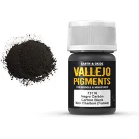 Vallejo 73116 Karbonschwarz, 30 ml