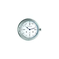 HERMLE 35066-000132 Schiffsuhr, vernickelt, Silber, 18cm x 18cm x