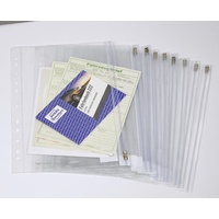 FolderSys 10 FolderSys Dokumententaschen 19x30,5 cm glasklar glatt 0,15
