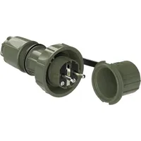 PCE Schutzkontaktstecker mit Schutzkappe IP66/68 20051-u