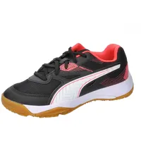 Puma Solarflash Jr Ii Indoor Court Shoe, Black Fire