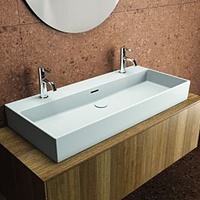 Ideal Standard Extra Waschtisch T390601 100x45x15cm, 2 Hahnlöcher, mit