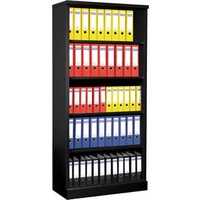 Gürkan Aktenregal schwarz 92,0 x 42,0 x 195,0 cm