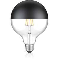 Ledscom.de E27 LED Leuchtmittel, G125, warmweiß (2700 K), 6,7