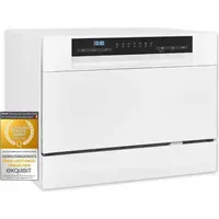 Exquisit GSP206-030D Tischgeschirrspüler (freistehend, 550 mm breit, Weiß)