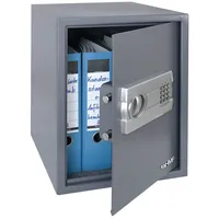 HMF 4612812 Tresor mit Zahlenschloss, Möbeltresor 36 x 48