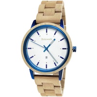 Holzwerk Germany Handgefertigte Designer Unisex Damen-Uhr Herren-Uhr Öko Natur