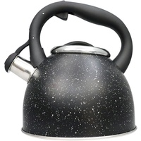 COFI 1453 Wasserkessel Edelstahl Flötenkessel 2,5L