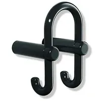 Hewi 801 Garderoben-Doppelhaken 801.90.03155 aquablau, Haken nach hinten