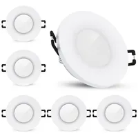 SSC-LUXon BEDA 6er Pack rund weiß Aluminium IP65