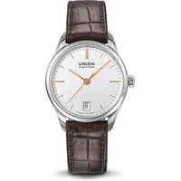 Union Glashütte Viro Datum 34 mm D011.207.16.031.01 - silber,braun