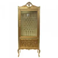 Casa Padrino Barock Vitrine Gold ModF2 - Vitrinenschrank