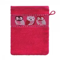 Dyckhoff Eule Modern Waschhandschuh 16 x 21 cm pink