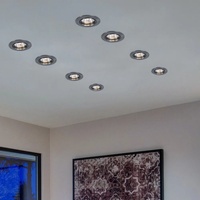 ETC Shop 8er Set Einbau Leuchten Strahler Spots alu