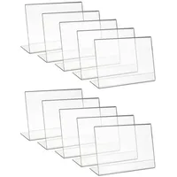 HMF 46935 Acryl Tischaufsteller schräg | 10 Stück |