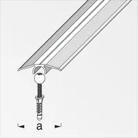 Alfer Übergangs-Profil und Dübel-System 0.9 m, 33 mm, Alu,