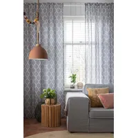 ELBERSDRUCKE Alea 07 Fertigdekoration, Polyester, grau, 255 x 140