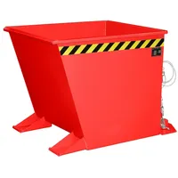 Bauer Südlohn Spänebehälter SGU-RZ 55, lackiert, Feuerrot