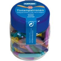 Livepac-Office 100 (2x50Stk) Füllerpatronen Patronen für Füller farbig