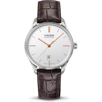 Union Glashütte Viro Datum 41 mm D011.407.16.031.01 - weiß,braun