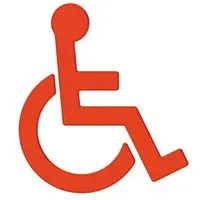 Hewi 801 Symbol Rollstuhl 801.91.03036 koralle, selbstklebend