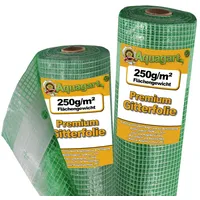 Aquagart 12m Gitterfolie, Gartenfolie, Gewächshausfolie, Frühbeetfolie 1,5m breit