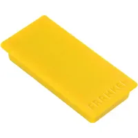 Franken Haftmagnet Magnet gelb, Kunststoff 2,3 x 5,0 cm,