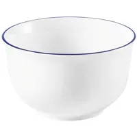 Esmeyer Müslischale Compact Weiß/Blaurand 6-tlg.
