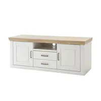 Maison bleue Xanten TV-Lowboard 158 cm Weiß Melamin/Holzwerkstoff
