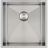 Caressi Minimalistisches Spülbecken CAPP40R6R0 44 x 44 cm, Einbauspüle,